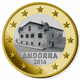 Adorran 1 Euro €  coin