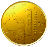 Adorran 50 cent coin