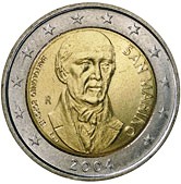 San Marino Commemorative Coin 2004 - Bartolomeo Borghesi
