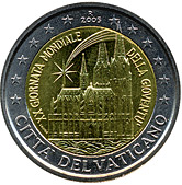 Vatican Commemorative Coin 2005 - World Youth Day Cologne