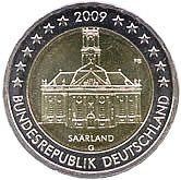 German Commemorative Coin 2009 - Saarland