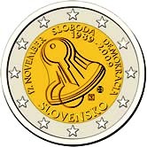Slovakian Commemorative Coin 2009 - Slovakian Democracy