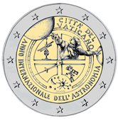 Vatican Commemorative Coin 2009 - International Year of Astronomy