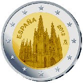 Spanish Commemorative Coin 2012 - Burgos Cathedral
