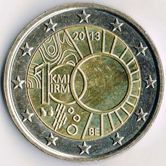 Belgian Commemorative Coin 2013 - Royal Meterological Institution