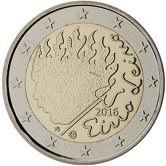 Finnish Commemorative Coin 2016 - Eino Leino