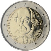 San Marino Commemorative Coin 2016 - Shakespeare