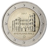 German Commemorative Coin 2017 - Rheinland Pfalz