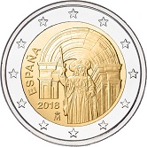 Spanish Commemorative Coin 2018 - Old Town of Santiago de Compestela