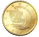 Cyprus 10 cent coin  Cypriot Karenia