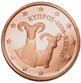Cyprus 2 cent coin  Cypriot Mollon