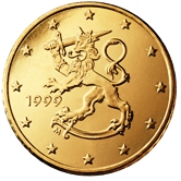 Finnish 50 cent coin