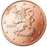 Finnish 5 cent coin