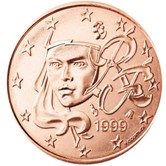 French 5 cent coin