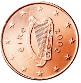 Irish 1 cent coin