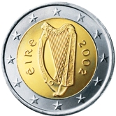Irish 2 Euro € coin