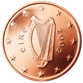 Irish 5 cent coin