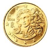 Italian 10 cent coin
