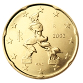 Italian 20 cent coin