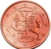Lithuanian 2 cent coin