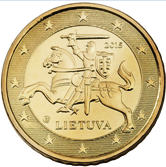 Lithuanian 50 cent coin