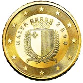 Maltese 10 cent coin