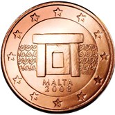 Maltese 5 cent coin
