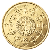 Portuguese 10 cent coin