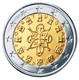 Portuguese 2 Euro € coin
