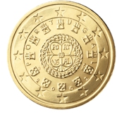 Portuguese 50 cent coin
