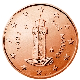 San Marino 1 cent coin