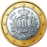 San Marino 1 Euro €  coin