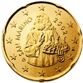 San Marino 20 cent coin