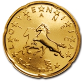 Slovenian 20 cent coin
