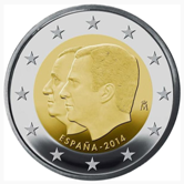 Spanish Commemorative Coin 2014 - Succession to the throne of King Filipe VI