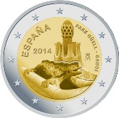 Spanish Commemorative Coin 2014 - Park Güell