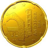 Adorran 20 cent coin