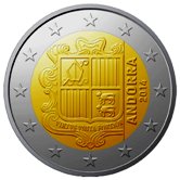 Adorran 2 Euro € coin