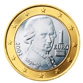 Austrian 1 Euro €  coin