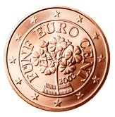 Austrian 5 cent coin
