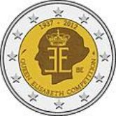 Belgian Commemorative Coin 2012 - Queen Elizabeth Competition