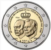 Luxembourg Commemorative Coin 2014 - Grand Duke Jean