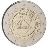 Andorran Commemorative Coin 2015