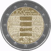 Andorran Commemorative Coin 2017 - National Anthem
