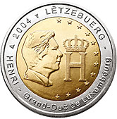 Luxembourg Commemorative Coin 2004 - Grand Duke Henri