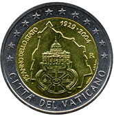 Vatican Commemorative Coin 2004 - 75 years founding of Vatican