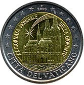 Vatican Commemorative Coin 2005 - World Youth Day Cologne