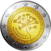 Slovenian Commemorative Coin 2010 - Botanical gardens in Lubljana