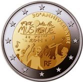 French Commemorative Coin 2011 - Fetze de la Musique