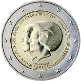 Netherlands Commemorative Coin 2013 - Change of Monarchy Beatrix Willem-Alexander